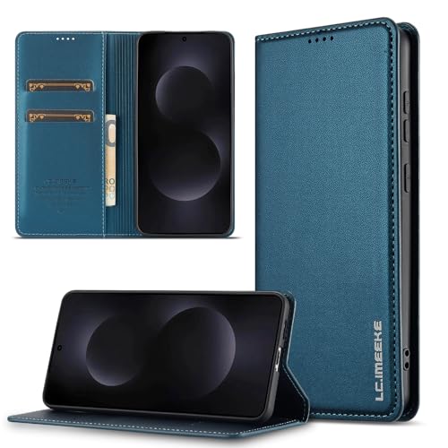 Hongxinyu Leder-Schutzhülle für Samsung Galaxy S25 Edge, magnetischer Schutz, PU-Leder, Klapphülle für Damen und Herren, mit Kartenhalter, Ständer, stoßfest, Schutzhülle für Galaxy S25 Edge (blau) Hongxinyu Leder-Schutzhülle für Samsung Galaxy S25 Edge, magnetischer Schutz, PU-Leder, Klapphülle für Damen und Herren, mit Kartenhalter, Ständer, stoßfest, Schutzhülle für Galaxy S25 Edge (blau) von Hongxinyu