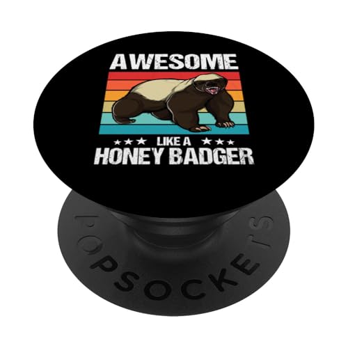 Honigdachse Honigdachs PopSockets Klebender PopGrip Honigdachse Honigdachs PopSockets Klebender PopGrip von Honigdachse Honigdachs Tier Shop