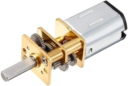 Honiwu DC Getriebemotor, Getriebe Untersetzung, Elektrischer Getriebemotor, Elektrische Getriebe Motor, N20 Mini DC 6 / 12V Kurzer Welle Drehmoment Getriebemotor 300 RPM mit Metall Getriebe Ersatz von Honiwu