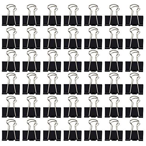 42Pcs Foldback Klammern 25mm Binder Clips Metall Papierklammern Mittlere Schwalbenschwanz Clip Datei Geld Papper Stationäre Klemmen für Büro Schule Home Küche Geschäfte von Hononwii