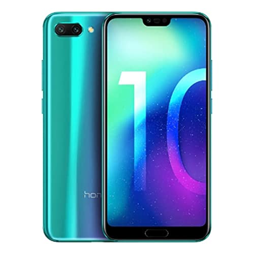 Honor 10 Smartphone (14,83 cm (5,84 Zoll), 128GB interner Speicher, 4GB RAM, 24 MP + 16 MP Dual Kamera, 24 MP Frontkamera, Dual-SIM, LTE, Android 8.1, EMUI 8.1) Phantom Grün - Deutsche Version von Honor