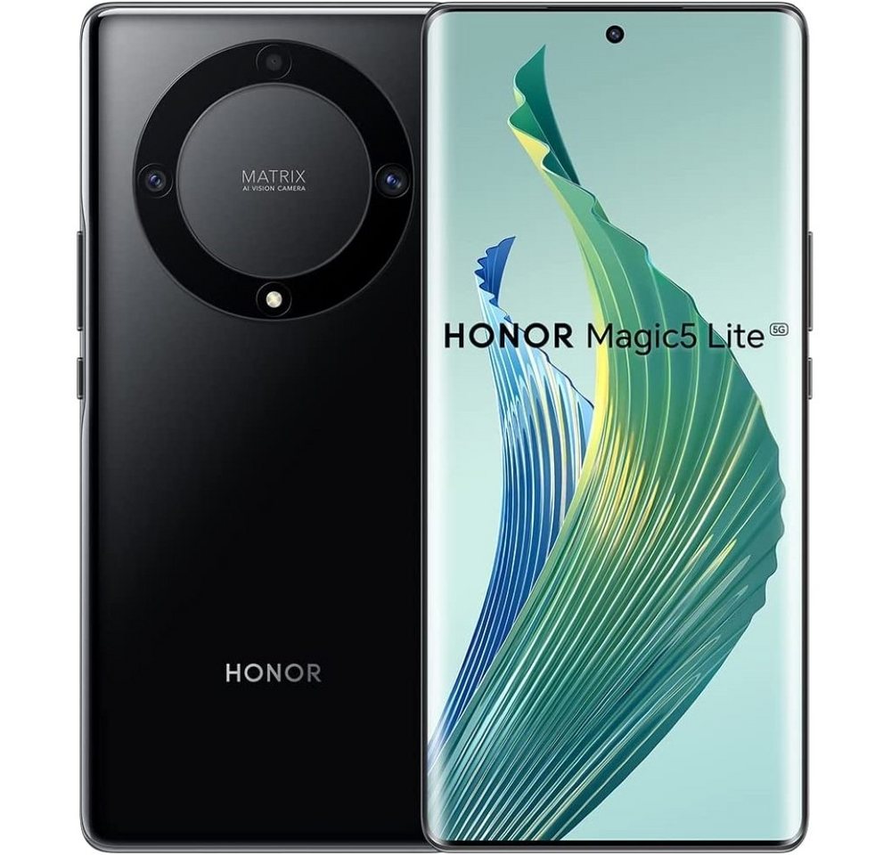 Honor Magic5 Lite 5G 128 GB / 6 GB - Smartphone - black Smartphone (6,7 Zoll, 128 GB Speicherplatz) von Honor