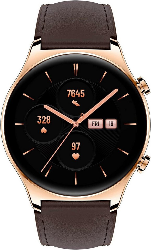 Honor Watch GS 3 Smartwatch (3,632 cm/1,43 Zoll), 8-Kanal-PPG-Herzfrequenzsensor von Honor