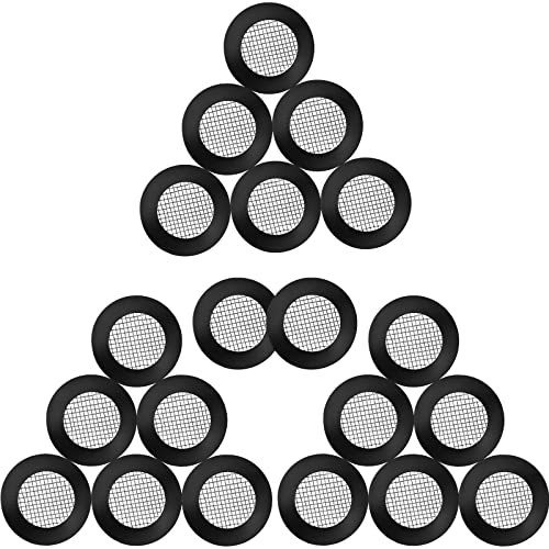 20 Stück O-Ring-Dichtung, Duschkopf, Netzfilter aus Edelstahl, Dichtung aus Gummi, mit 40 Maschen für 1/2 Zoll Duschköpfe 20 Stück O-Ring-Dichtung, Duschkopf, Netzfilter aus Edelstahl, Dichtung aus Gummi, mit 40 Maschen für 1/2 Zoll Duschköpfe von Honoson