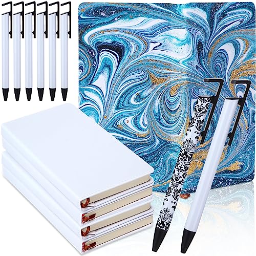 Honoson 12 Stück Sublimations-Tagebuch, blanko, Geschenk, inklusive 4 Stück A6-Sublimations-Notizbücher, blanko, 200 Seiten und 8 Stifte, Geschenk für Büro, Schulbedarf, Partygeschenk. 6. 22,9 x 7,6 Honoson 12 Stück Sublimations-Tagebuch, blanko, Geschenk, inklusive 4 Stück A6-Sublimations-Notizbücher, blanko, 200 Seiten und 8 Stifte, Geschenk für Büro, Schulbedarf, Partygeschenk. 6. 22,9 x 7,6 von Honoson