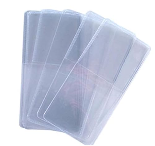 Honoson Münzhüllen mit Doppeltasche, 5,1 x 5,1 cm, ohne Weichmacher, transparente Vinyl-Sammeltasche, Schutz für langfristige Aufbewahrung, 1000 Stück von Honoson