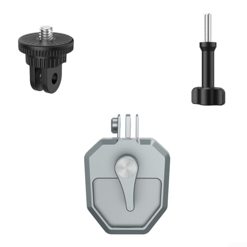 Aluminium-Motorrad-Windschutzscheiben-Klemmhalterung für Insta360 X5 X4 X3 Action-Kamera, Metall-Lenkerhalterung, verstellbarer Winkel, Grau Aluminium-Motorrad-Windschutzscheiben-Klemmhalterung für Insta360 X5 X4 X3 Action-Kamera, Metall-Lenkerhalterung, verstellbarer Winkel, Grau von Honseadek