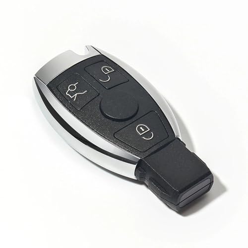 HooRLZ Benz Schlüsselgehäuse für M-ercedes Benz A B C E Class BGA NEC GL ML SLK CL CLK W203 W204 W205 W210 W211 W212 W221, Autoschlüssel W203, Ersatzschlüssel W204, Fernbedienung M-ercedes - 3 Tasten von HooRLZ