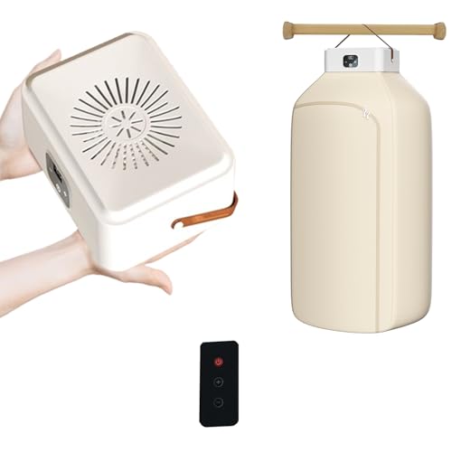 Hooha Tragbarer Wärmepumpentrockner Elektrisch Trockner für Studentenwohnheime 15kg Tragfähigkeit | 650W | Timing 30min-199min | Fernbedienung | Geringes Gewicht 0,85 kg | Mini Clothes Dryer Weiße Hooha Tragbarer Wärmepumpentrockner Elektrisch Trockner für Studentenwohnheime 15kg Tragfähigkeit | 650W | Timing 30min-199min | Fernbedienung | Geringes Gewicht 0,85 kg | Mini Clothes Dryer Weiße von Hooha