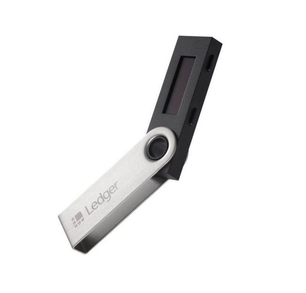 Hoopomania Ledger Nano S - Kryptowährung Hardware Wallet, Matte Black Adapter von Hoopomania