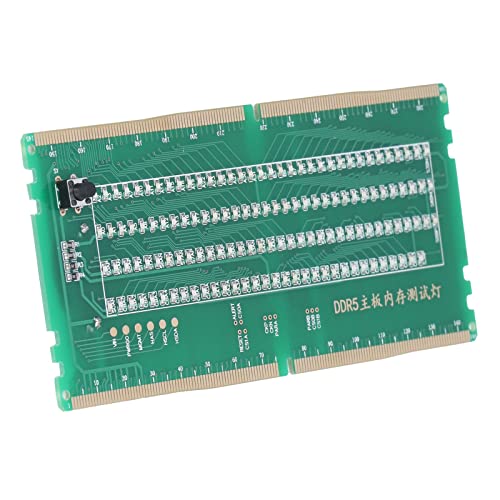 Mainboard Memory Slot Tester Card, DDR5 RAM Desktop PC Memory Slot Tester Board Mit LED Licht für Die Wartung Aller Motherboards Mit DDR5 Schnittstellen Mainboard Memory Slot Tester Card, DDR5 RAM Desktop PC Memory Slot Tester Board Mit LED Licht für Die Wartung Aller Motherboards Mit DDR5 Schnittstellen von Hoopoocolor