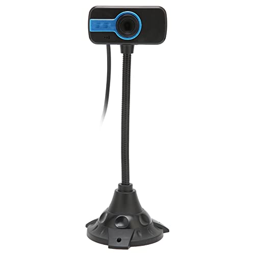 Webcam mit Mikrofon und Stativ, Manuelle Fokussierung, Unabhängige Steuerung, Fokussierung Nach Dem Prinzip Von SPIegelreflexkameras, 5 Meter Omnidirektional, USB PC Webcam für Besprechungen von Hoopoocolor