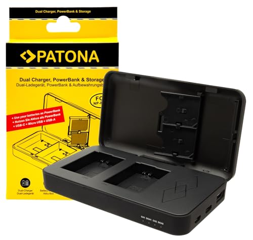 3in1 Dual Ladegerät mit Powerbankfunktion für die Panasonic Lumix TZ101 TZ202 TZ91 TZ81 und GX80 | kompatibel mit DMW-BLG10 / BLG10e | inkl. Speicherkartenfach 3in1 Dual Ladegerät mit Powerbankfunktion für die Panasonic Lumix TZ101 TZ202 TZ91 TZ81 und GX80 | kompatibel mit DMW-BLG10 / BLG10e | inkl. Speicherkartenfach von Hooster