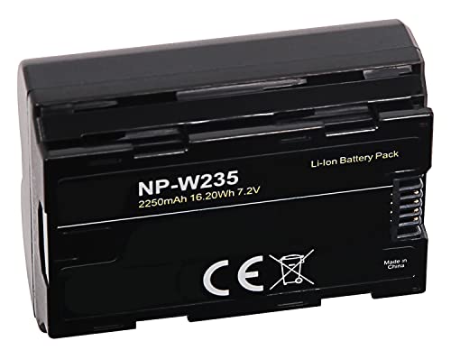 Akku für die Fujifilm XT4 / X-T4 kompatibel mit Fuji NP-W235 (2250mAh) | aktiver NTC-Sensor und feuerhemmendes V1 Material von Hooster