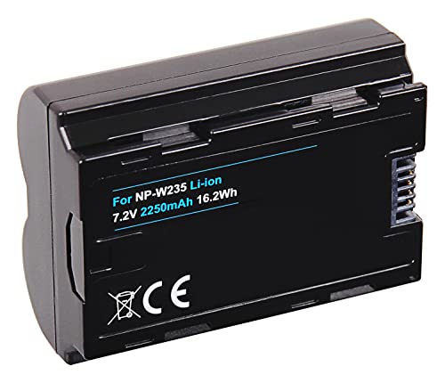 Akku für die Fujifilm XT4 / X-T4 kompatibel mit Fuji NP-W235 (2250mAh) von Hooster