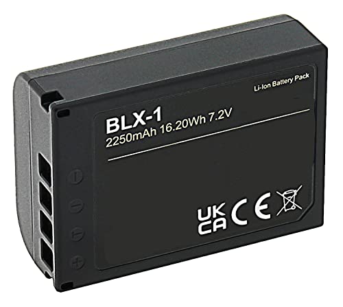 Akku für die Olympus OM-1 kompatibel mit Olympus Akku BLX-1 (2250mAh) | Akku mit NTC-Sensor und V1 Gehäuse (feuerhemmend) von Hooster