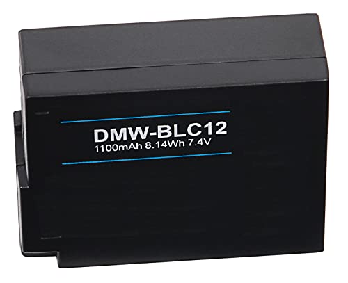 Akku für die Panasonic Lumix DMC FZ300 FZ1000 kompatibel mit DMW BLC12 / BLC12E (1100mAh) | Akku mit NTC-Sensor und feuerhemmenden V1 Material von Hooster