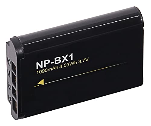 Akku für die Sony Cybershot RX100 V VI VII u.a. | kompatibel mit Sony NP-BX1 (1090mAh) | Akku-Gehäuse aus feuerhemmenden V1 Material von Hooster