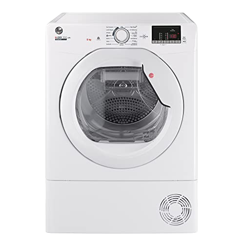 Hoover H-DRY 300 Lite Kondenstrockner / 9 kg/Smarte Bedienung mit NFC-Technologie/AquaVision-Kondenswasserbehälter/Weiß/Modell: HLE C9DE-84 Hoover H-DRY 300 Lite Kondenstrockner / 9 kg/Smarte Bedienung mit NFC-Technologie/AquaVision-Kondenswasserbehälter/Weiß/Modell: HLE C9DE-84 von Hoover