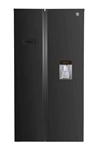 Hoover H-FRIDGE 500 MAXI HHSBSO 6174BWD Kühl-Gefrierkombination / Side-by-Side / Freistehend / No Frost-Technologie / Wasserspender 48 L / Cooling & Freezing Funktion / Energieklasse E / Schwarz von Hoover