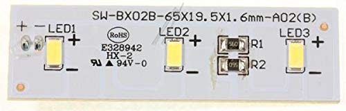 Original Candy Hoover 49031078 LED-Lichtplatte für Kühlschrank von Hoover