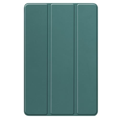 Hoozey - Hülle kompatibel mit Lenovo Tab P12 (12,7 Palce) - Schlafbezug Kunstleder Tablet Case Schutzhülle - Dunkelgrün von Hoozey