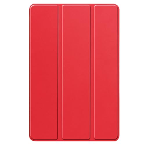 Hoozey - Hülle kompatibel mit Lenovo Tab P12 (12,7 Palce) - Schlafbezug - Kunstleder Tablet Case Schutzhülle - Rot von Hoozey