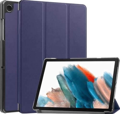 Hoozey - Hülle kompatibel mit Samsung Galaxy Tab A9+ (2023) - 11 Zoll - Mit Auto/Wake-Funktion - Kunstleder Tablet Case Schutzhülle - Dunkelblau von Hoozey