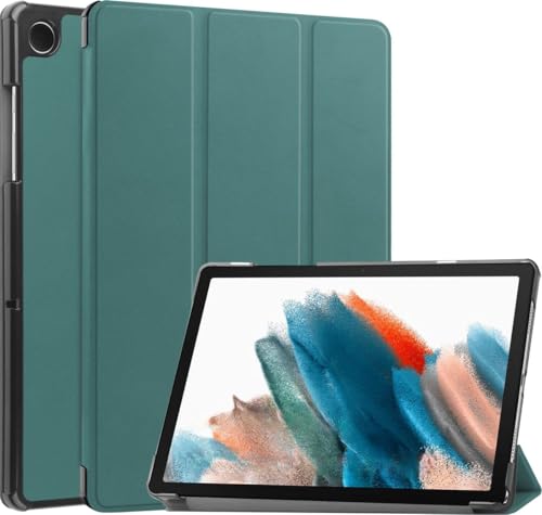 Hoozey - Hülle kompatibel mit Samsung Galaxy Tab A9+ (2023) - 11 Zoll - Mit Auto/Wake-Funktion - Kunstleder Tablet Case Schutzhülle - Grün von Hoozey