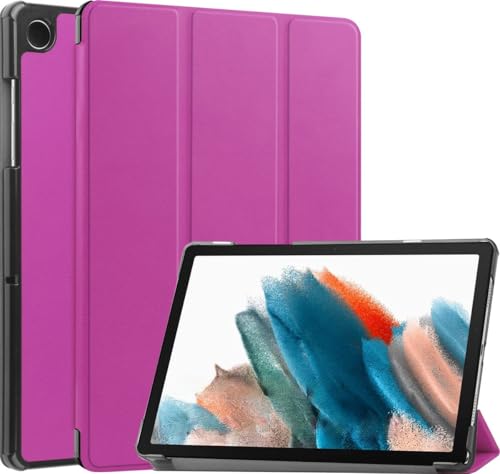 Hoozey - Hülle kompatibel mit Samsung Galaxy Tab A9+ (2023) - 11 Zoll - Mit Auto/Wake-Funktion - Kunstleder Tablet Case Schutzhülle - Lila von Hoozey