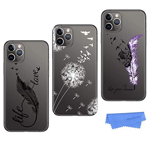 HopMore 3 Hüllen für iPhone 12 Mini Silikon Hülle Transparent mit Motiv Schutzhülle Durchsichtig iPhone 12 Mini Handyhüllen Dünn Cover Silikonhülle Crystal Clear Cases - Lila Weiß Schwarz HopMore 3 Hüllen für iPhone 12 Mini Silikon Hülle Transparent mit Motiv Schutzhülle Durchsichtig iPhone 12 Mini Handyhüllen Dünn Cover Silikonhülle Crystal Clear Cases - Lila Weiß Schwarz von HopMore