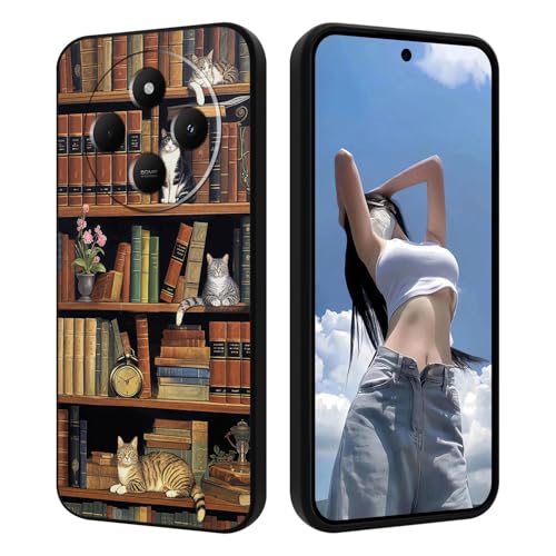 HopMore Handyhülle für Xiaomi Redmi 14C 4G / Xiaomi Poco C75 Hülle Weich Dünn Silikonhülle mit Muster Motiv, Stoßfest Schwarz Schutzhülle Soft TPU Slim Handytasche Case Cover für Redmi 14 C, Kätzchen HopMore Handyhülle für Xiaomi Redmi 14C 4G / Xiaomi Poco C75 Hülle Weich Dünn Silikonhülle mit Muster Motiv, Stoßfest Schwarz Schutzhülle Soft TPU Slim Handytasche Case Cover für Redmi 14 C, Kätzchen von HopMore