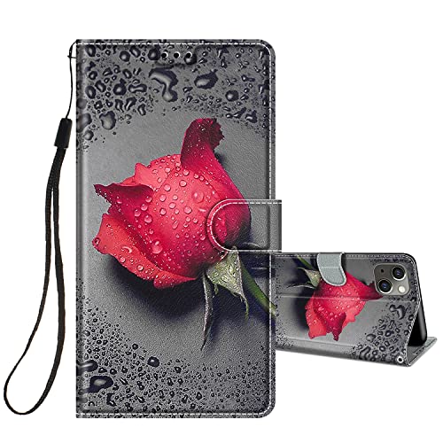 HopMore Handyhülle für iPhone 13 / iPhone 14 Leder Hülle, Klappbar Klapphülle Flip Case PU Schutzhülle Motiv für Mädchen Frauen Handytasche Stoßfest Cover Silikon für iPhone 13 / iPhone 14 - Rose HopMore Handyhülle für iPhone 13 / iPhone 14 Leder Hülle, Klappbar Klapphülle Flip Case PU Schutzhülle Motiv für Mädchen Frauen Handytasche Stoßfest Cover Silikon für iPhone 13 / iPhone 14 - Rose von HopMore