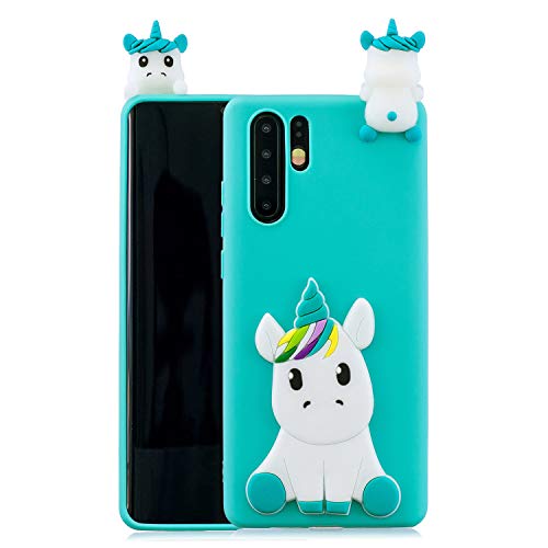 HopMore Kompatibel für Handyhülle Huawei P30 Pro Hülle Silikon Muster 3D Einhorn Panda Handy Hülle Dünn Bumper Design Slim Schutzhülle One Piece Case Cover - Grün HopMore Kompatibel für Handyhülle Huawei P30 Pro Hülle Silikon Muster 3D Einhorn Panda Handy Hülle Dünn Bumper Design Slim Schutzhülle One Piece Case Cover - Grün von HopMore