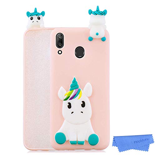HopMore Kompatibel für Handyhülle Huawei Y7 2019 / Y7 Prime / Y7 PRO 2019 Hülle Silikon Muster 3D Einhorn Panda Handy Hülle Dünn Bumper Design Slim Schutzhülle One Piece Case Cover - Rosa HopMore Kompatibel für Handyhülle Huawei Y7 2019 / Y7 Prime / Y7 PRO 2019 Hülle Silikon Muster 3D Einhorn Panda Handy Hülle Dünn Bumper Design Slim Schutzhülle One Piece Case Cover - Rosa von HopMore
