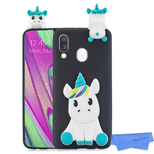 HopMore Kompatibel für Handyhülle Samsung Galaxy A40 2019 Hülle Silikon 3D Einhorn Panda Muster Handy Hülle für Samsung A40 Dünn Bumper Stoßfest Gummi Slim Schutzhülle Case Cover - Schwarz Panda HopMore Kompatibel für Handyhülle Samsung Galaxy A40 2019 Hülle Silikon 3D Einhorn Panda Muster Handy Hülle für Samsung A40 Dünn Bumper Stoßfest Gummi Slim Schutzhülle Case Cover - Schwarz Panda von HopMore