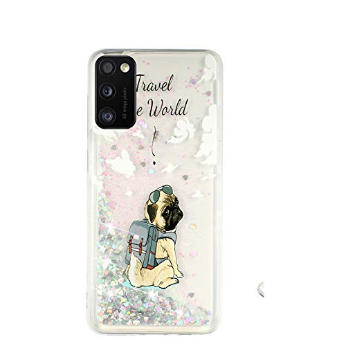 HopMore kompatibel mit Samsung Galaxy A41 Hülle Glitzer Transparent Silikon Handyhülle 3D Case Muster Schutzhülle Samsung A41 Cover Handy Hüllen Glitter Durchsichtig Gel Stoßfest Silikonhülle - Hund HopMore kompatibel mit Samsung Galaxy A41 Hülle Glitzer Transparent Silikon Handyhülle 3D Case Muster Schutzhülle Samsung A41 Cover Handy Hüllen Glitter Durchsichtig Gel Stoßfest Silikonhülle - Hund von HopMore