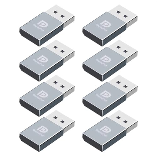 Hopbucan 8 Stück 4K DP Displayport Dummy Plug DP Adapter Virtuelle Anzeige EDID Headless Ghost Emulator Grafikkarte Video Cheater Hopbucan 8 Stück 4K DP Displayport Dummy Plug DP Adapter Virtuelle Anzeige EDID Headless Ghost Emulator Grafikkarte Video Cheater von Hopbucan