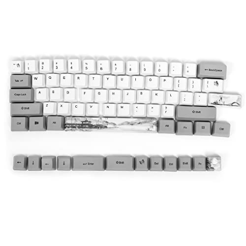 Hopcd PBT Sublimation Keycaps, Mechanische Universal-Tastatur, PBT Keycap, fünfseitige Teint, 6064, Motiv Basteln, mechanisch/optisch, PC-Teile, Universal, für mechanische Tastaturen, 73 Stück von Hopcd