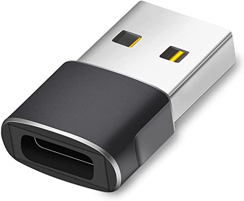 Hoppac Adapter USB C Buchse auf USB Stecker, USB Typ C, Schnellladung und Datenübertragung, Adapter für iPhone USB von Hoppac