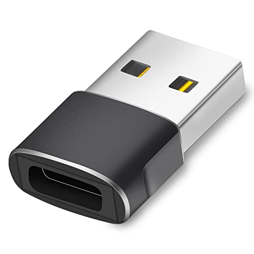 Hoppac USB-C-Buchse auf USB-A-Stecker 2.0 Adapter, schnelles Aufladen und Datenübertragung, geeignet für iPhone 13/12/11 / Airpods Pro/Ipad Air/Pro Samsung S20 / S21 3 Stück Hoppac USB-C-Buchse auf USB-A-Stecker 2.0 Adapter, schnelles Aufladen und Datenübertragung, geeignet für iPhone 13/12/11 / Airpods Pro/Ipad Air/Pro Samsung S20 / S21 3 Stück von Hoppac