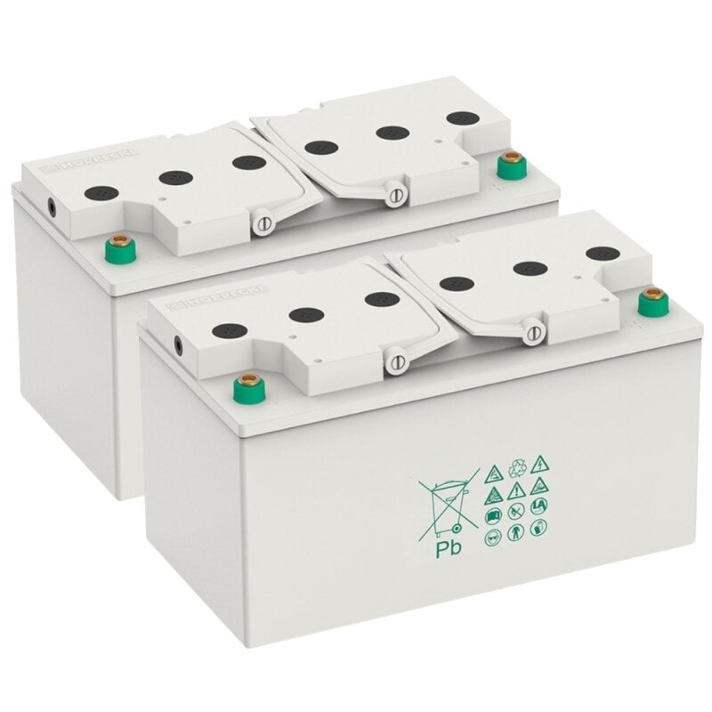 2x 12V 60Ah kompatibel zum mobilen Arbeitsplatz von Jungheinrich 2x 12V 60Ah kompatibel zum mobilen Arbeitsplatz von Jungheinrich von Hoppecke