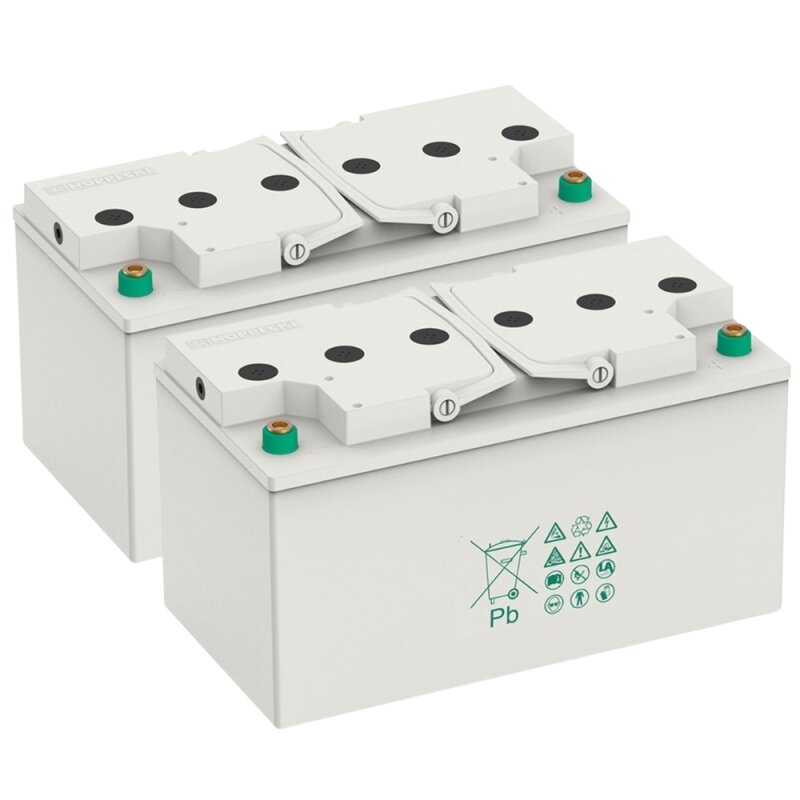 2x 12V 60Ah kompatibel zum mobilen Arbeitsplatz von Jungheinrich 2x 12V 60Ah kompatibel zum mobilen Arbeitsplatz von Jungheinrich von Hoppecke