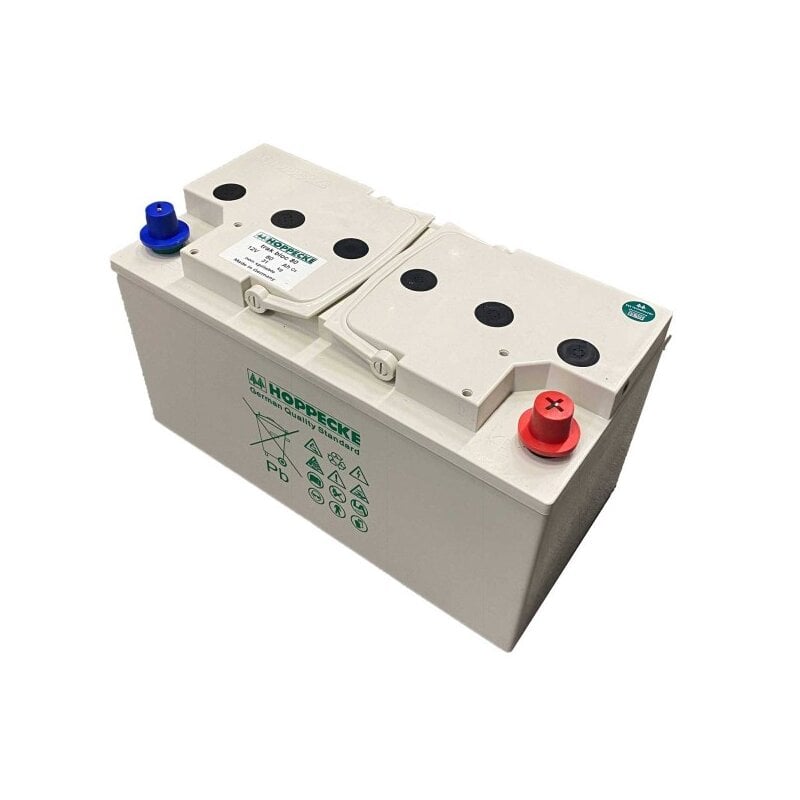Hoppecke trak bloc 12V 80Ah 12TB 80 AGM Blei Traktions- 6 Blockbatterie M8 mit Konusadapter Hoppecke trak bloc 12V 80Ah 12TB 80 AGM Blei Traktions- 6 Blockbatterie M8 mit Konusadapter von Hoppecke
