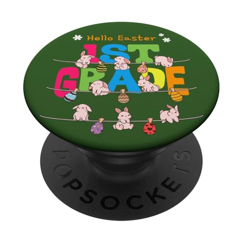 Osterhasen 1. Klasse Alpha Bro Sis Christian Art auf der Rückseite PopSockets Klebender PopGrip Osterhasen 1. Klasse Alpha Bro Sis Christian Art auf der Rückseite PopSockets Klebender PopGrip von Hopping With Rabbit Egg Hunting Patriotic American