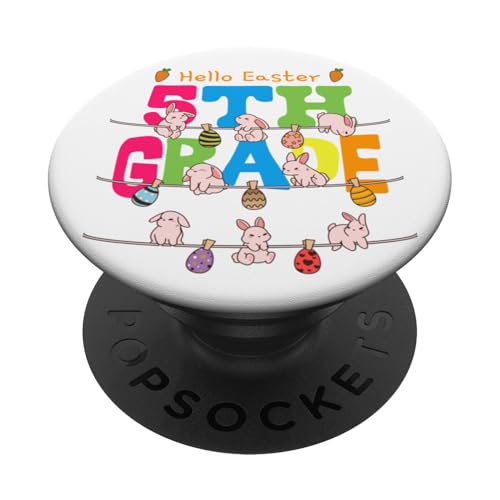 Osterhasen aus der 5. Klasse, Alpha-Christliche Familie für Kinder im Teenageralter PopSockets Klebender PopGrip Osterhasen aus der 5. Klasse, Alpha-Christliche Familie für Kinder im Teenageralter PopSockets Klebender PopGrip von Hopping With Rabbit Egg Hunting Patriotic American