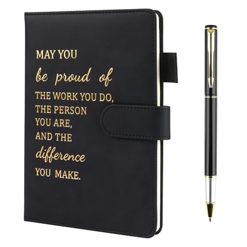 Hopton Inspirierendes, personalisiertes Notizbuch, PU-Leder-Notizbuch und Stifte-Set, Mitarbeiter-Wertschätzungsgeschenke, neuer Job-Geschenke für Frauen, Männer, Mitarbeiter, Freiwillige, Kollegen, Hopton Inspirierendes, personalisiertes Notizbuch, PU-Leder-Notizbuch und Stifte-Set, Mitarbeiter-Wertschätzungsgeschenke, neuer Job-Geschenke für Frauen, Männer, Mitarbeiter, Freiwillige, Kollegen, von Hopton