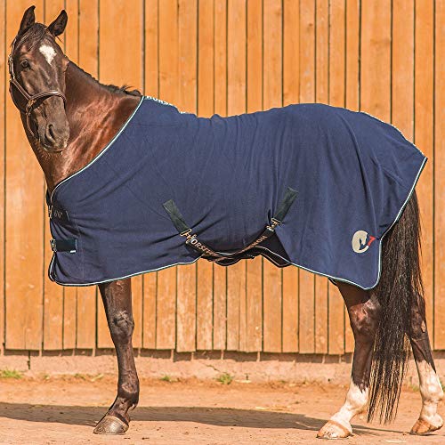 HorSeven Fleecedecke - Marine/Navy, Größe:135 von HorSeven