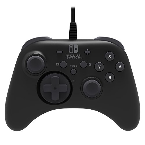 HORI Horipad (Schwarz) USB Controller für Nintendo Switch - Offiziell Lizenziert von Hori