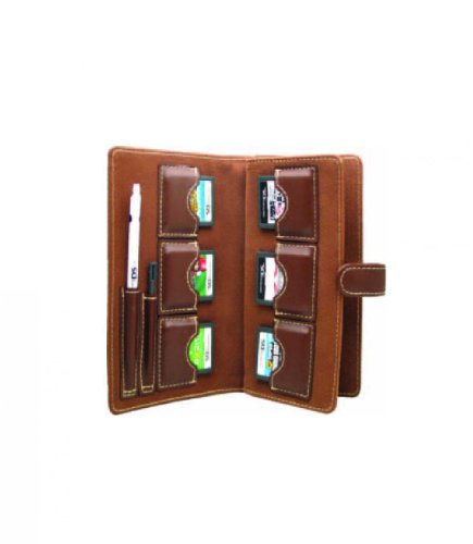 HORI Nintendo DS Lite Game Card Case Kartenbox Lederetui braun für Zubehör HORI Nintendo DS Lite Game Card Case Kartenbox Lederetui braun für Zubehör von Hori